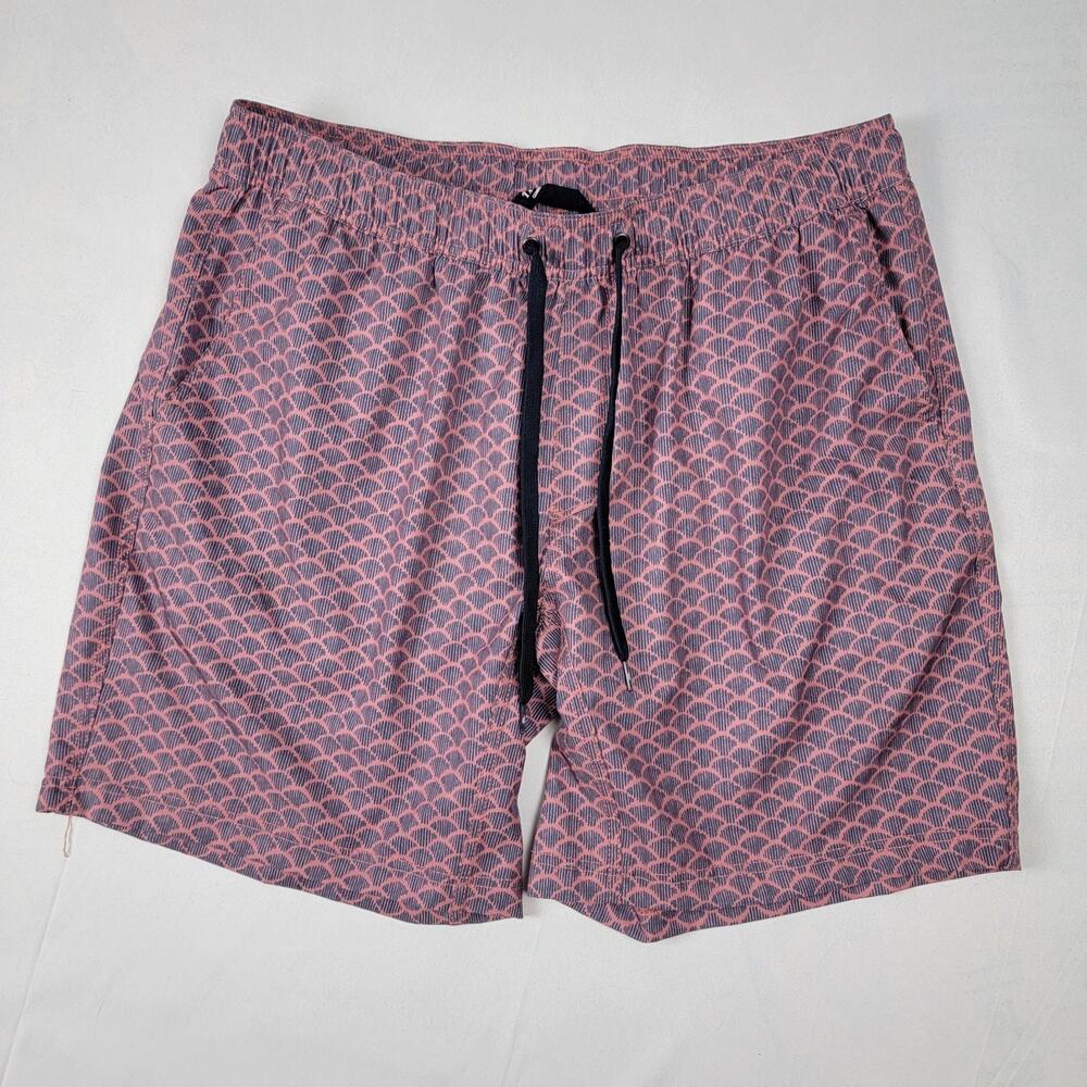 Tailor Vintage Shorts Mens X-Large Print PURE teccool Drawstring Swim Trunks